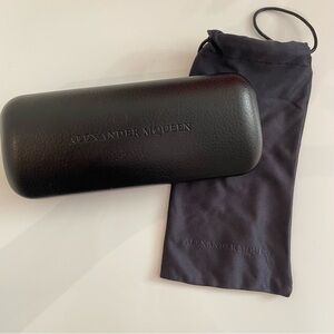Alexander McQueen Black Glasses Case